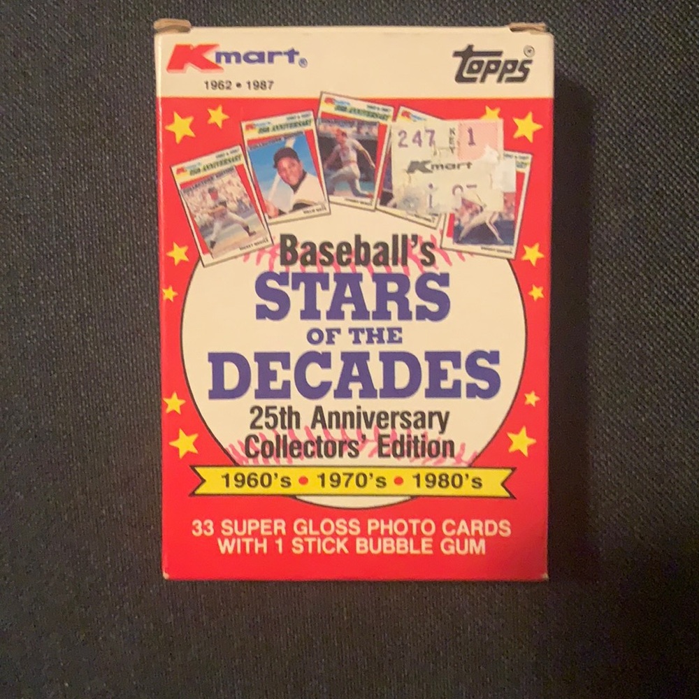 Collectors edition Kmart 1987 tops cards